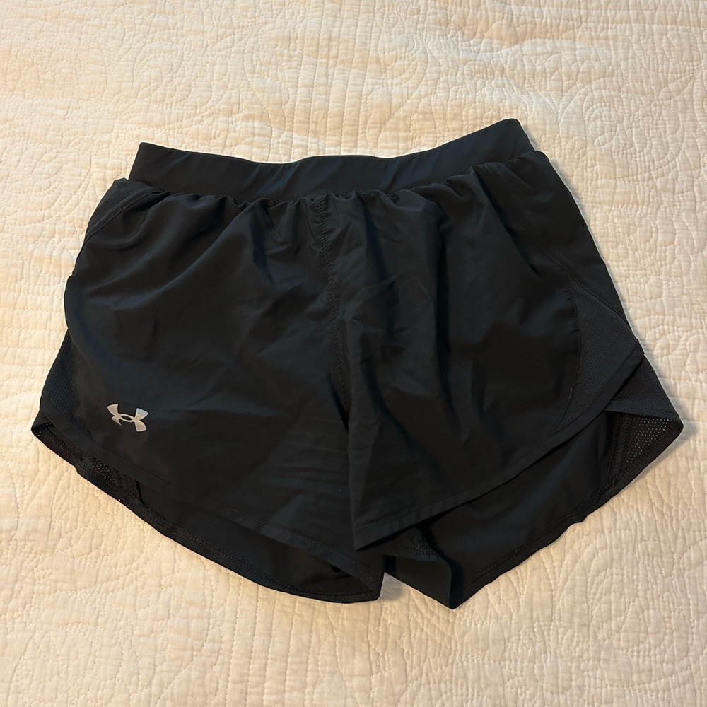 Under Armour Black Athletic Shorts Lightweight Breathable